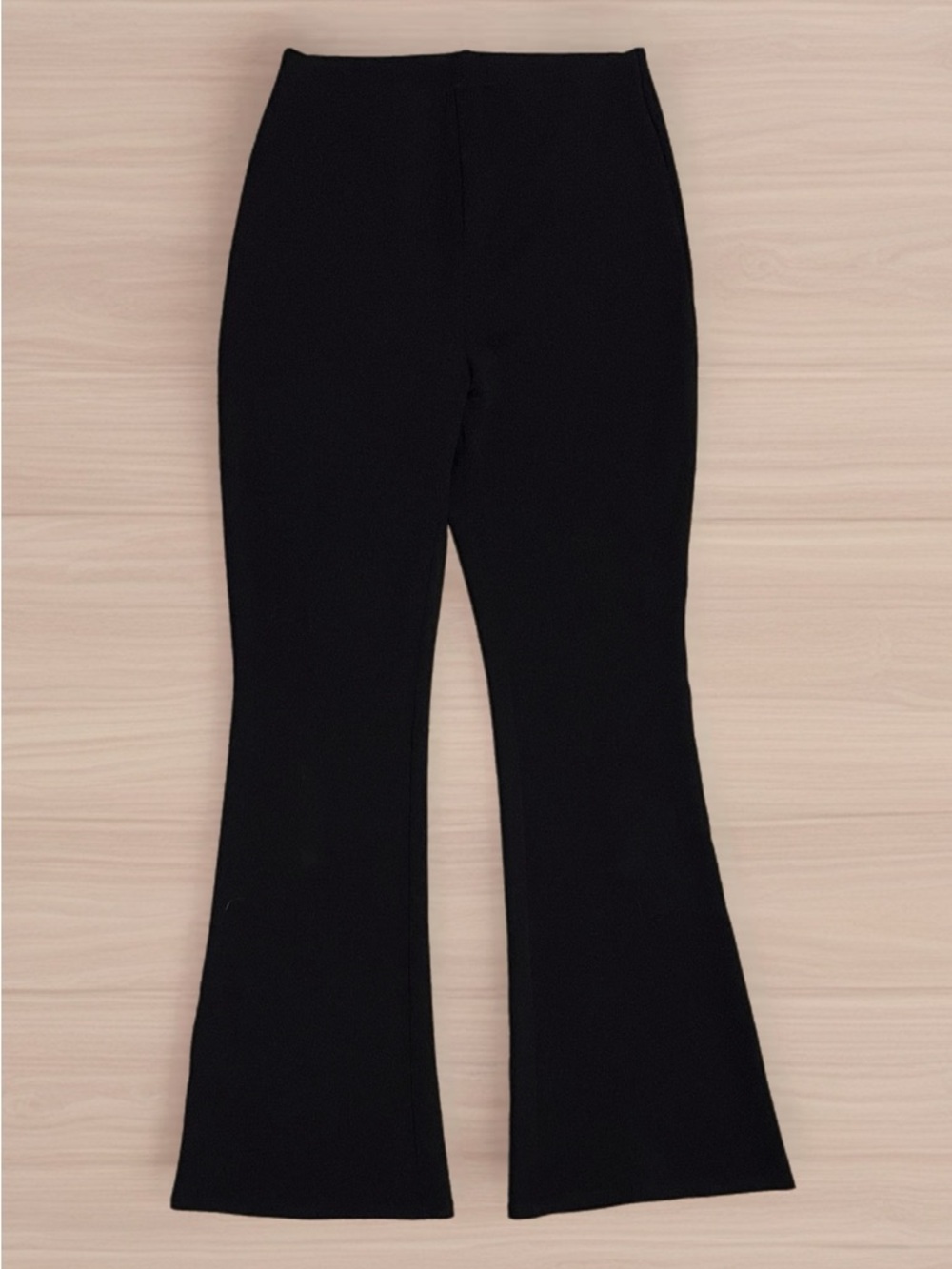 💻 H&M Black High-Rise Fit & Flare Dress Pants~Women’s Sz Sm~Clean Waistband